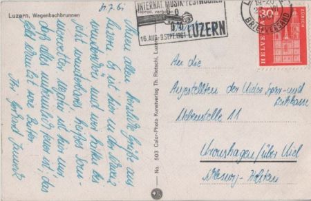 Luzern - Schweiz - Wagenbachbrunnen