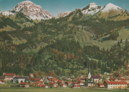 Bayrischzell - mit Wendelstein - ca. 1975 Bayrischzell - mit Wendelstein - ca. 1975