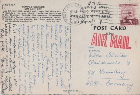 Salt Lake City - USA - Temple Square Salt Lake City - USA - Temple Square