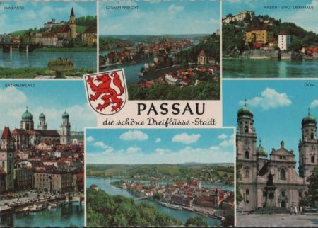 Passau - Die schöne Dreiflüsse-Stadt - 1967 Passau - Die schöne Dreiflüsse-Stadt - 1967