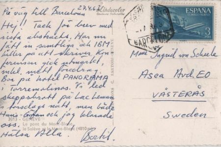 Genf / Genève - Schweiz - Le pont du Mont-Blanc