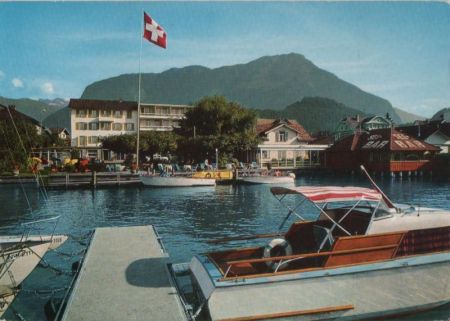 Schweiz - Stansstad - Hotel Freienhof - ca. 1975 Schweiz - Stansstad - Hotel Freienhof - ca. 1975