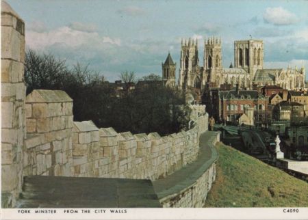Großbritannien - York - Minster, from the City Walls - ca. 1980 Großbritannien - York - Minster, from the City Walls - ca. 1980