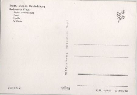 Rudolstadt - Schloß Heidecksburg