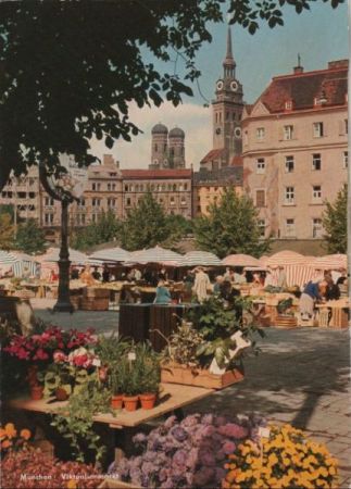 München - Viktualienmarkt - ca. 1975 München - Viktualienmarkt - ca. 1975