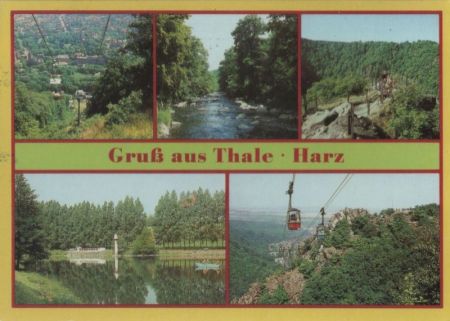 Thale - u.a. Sessellift - 1989 Thale - u.a. Sessellift - 1989