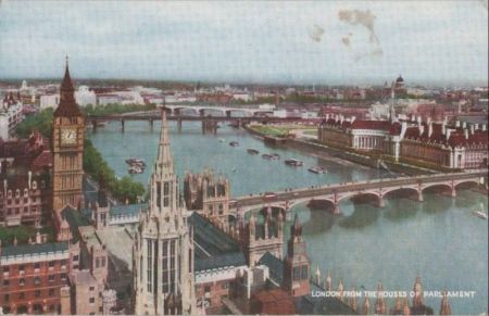 Großbritannien - London - from the Houses of Parliament - 1960 Großbritannien - London - from the Houses of Parliament - 1960