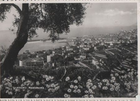 Italien - Sanremo - Panorama - 1947 Italien - Sanremo - Panorama - 1947