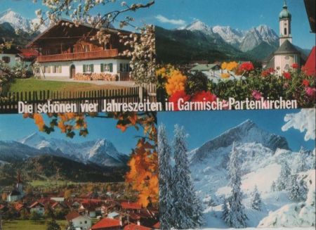 Garmisch-Partenkirchen - die schönen vier Jahreszeiten - ca. 1980 Garmisch-Partenkirchen - die schönen vier Jahreszeiten - ca. 1980
