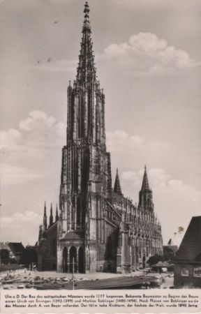 Ulm - Münster - ca. 1960 Ulm - Münster - ca. 1960