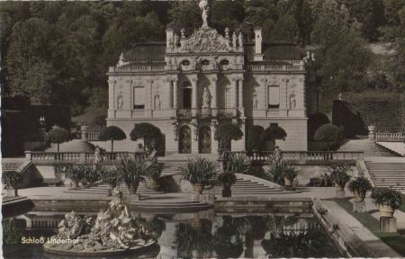 Ettal, Linderhof - Schloß - ca. 1960 Ettal, Linderhof - Schloß - ca. 1960