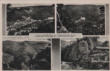 Schwarzburg - mit 4 Bildern - 1961 Schwarzburg - mit 4 Bildern - 1961