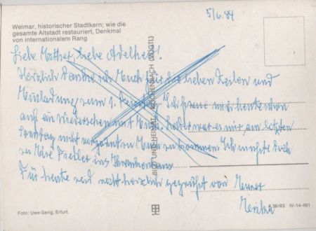 Weimar - historischer Stadtkern