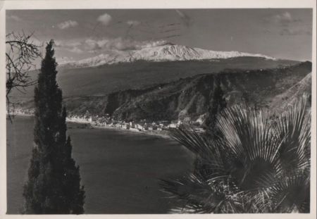 Italien - Taormina - Panorama Etna - 1961 Italien - Taormina - Panorama Etna - 1961