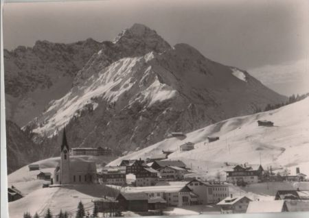 Österreich - Hirschegg - mit Widderstein - ca. 1965 Österreich - Hirschegg - mit Widderstein - ca. 1965