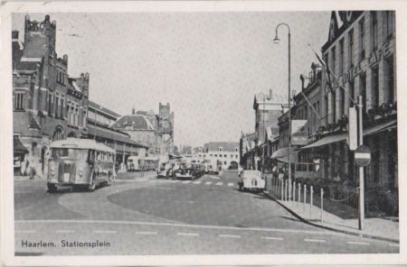 Niederlande - Haarlem - Stationsplein - 1960 Niederlande - Haarlem - Stationsplein - 1960