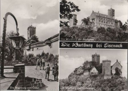 Eisenach - Wartburg, u.a. von Südwesten - 1979 Eisenach - Wartburg, u.a. von Südwesten - 1979