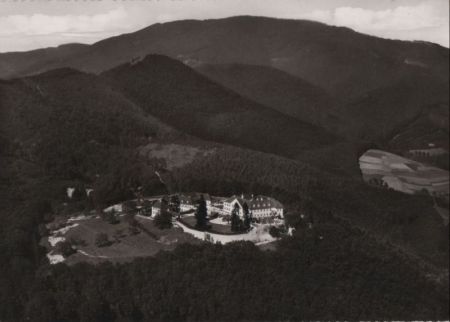 Schliengen, Schloss Bürgeln - mit Hochblauen - ca. 1965 Schliengen, Schloss Bürgeln - mit Hochblauen - ca. 1965