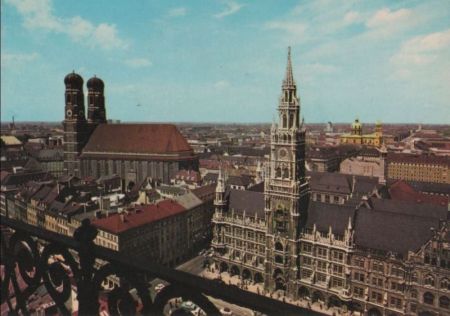 München - Blick vom Alten Peter - ca. 1975 München - Blick vom Alten Peter - ca. 1975