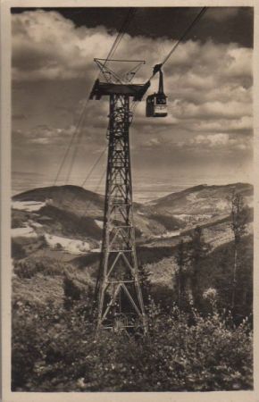 Freiburg - Seilschwebebahn - 1932 Freiburg - Seilschwebebahn - 1932