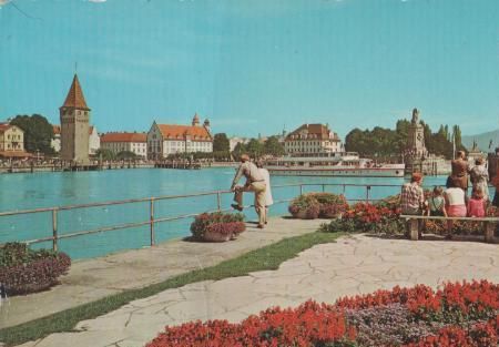 Lindau - Anlagen am Hafen - 1982 Lindau - Anlagen am Hafen - 1982