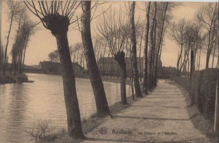 Belgien - Roulers - Roeselare - Bassin et Hopital - ca. 1935 Belgien - Roulers - Roeselare - Bassin et Hopital - ca. 1935