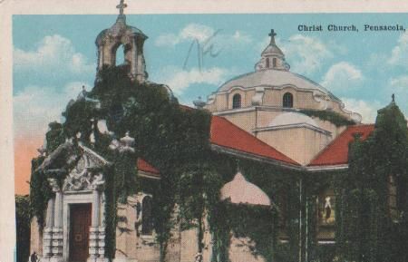 USA, Florida - Pensacola - Christ Church - ca. 1925 USA, Florida - Pensacola - Christ Church - ca. 1925