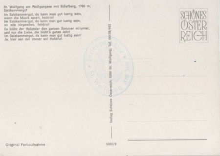 St. Wolfgang - Österreich - mit Schafberg