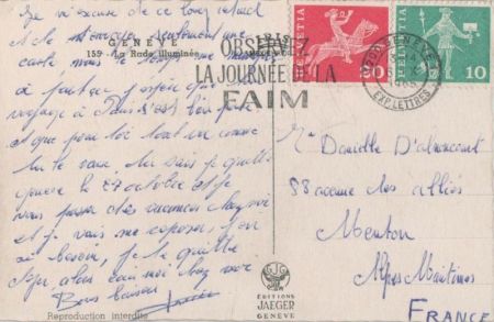 Genf - Schweiz - La Rade Illuminee