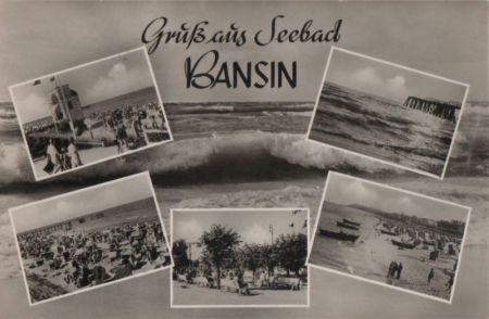 Heringsdorf-Bansin - 5 Teilbilder - 1958 Heringsdorf-Bansin - 5 Teilbilder - 1958