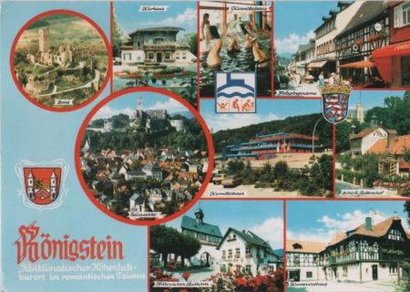 Königstein - u.a. Fußgängerzone - 1990 Königstein - u.a. Fußgängerzone - 1990