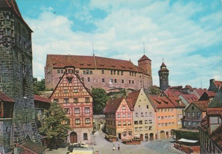Nürnberg, Mittelfranken - Blick auf die Burg - 1978 Nürnberg, Mittelfranken - Blick auf die Burg - 1978