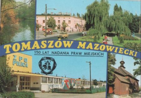 Polen - Tomaszow Mazowiecki - mit 4 Bildern - 1980 Polen - Tomaszow Mazowiecki - mit 4 Bildern - 1980