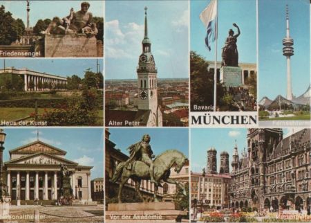 München - u.a. Friedensengel - 1982 München - u.a. Friedensengel - 1982