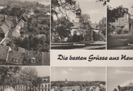Neuruppin - Karl-Marx-Platz, Kirchplatz, Tempelgarten, Dampferanlegestelle - 1969 Neuruppin - Karl-Marx-Platz, Kirchplatz, Tempelgarten, Dampferanlegestelle - 1969