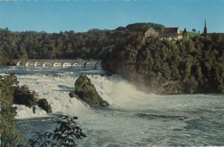 Rheinfall - Schweiz - mit Schloss Laufn Rheinfall - Schweiz - mit Schloss Laufn