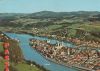 Passau - Luftbild-Panorama - 1981