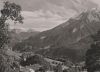 Berchtesgaden - Gasthaus Zipfhäusl mit Watzmann - ca. 1965