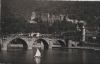 Heidelberg - Alte Neckarbrücke und Schloß - 1954