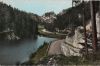 Pottenstein - Blick vom Weihersbachtal auf Burg - 1962