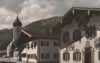 Unterammergau - Dorfstraße mit Schulmeisterhaus - ca. 1965