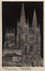 Spanien - Burgos - La Cathedrale iluminee - ca. 1955