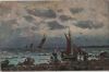 Segelboot am Strand