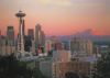 USA - Seattle - Skyline from Kerry Park at sunrise - 2003