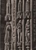Nürnberg - St. Lorenzkirche, Figuren am Westportal - 1956